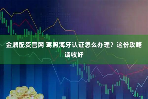金鼎配资官网 驾照海牙认证怎么办理？这份攻略请收好